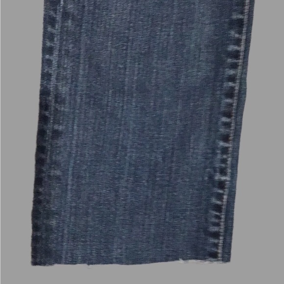 Abercrombie & Fitch Denim Blue Low-Rise Straight Leg Jeans, Stretch, Size 6 - Picture 7 of 9